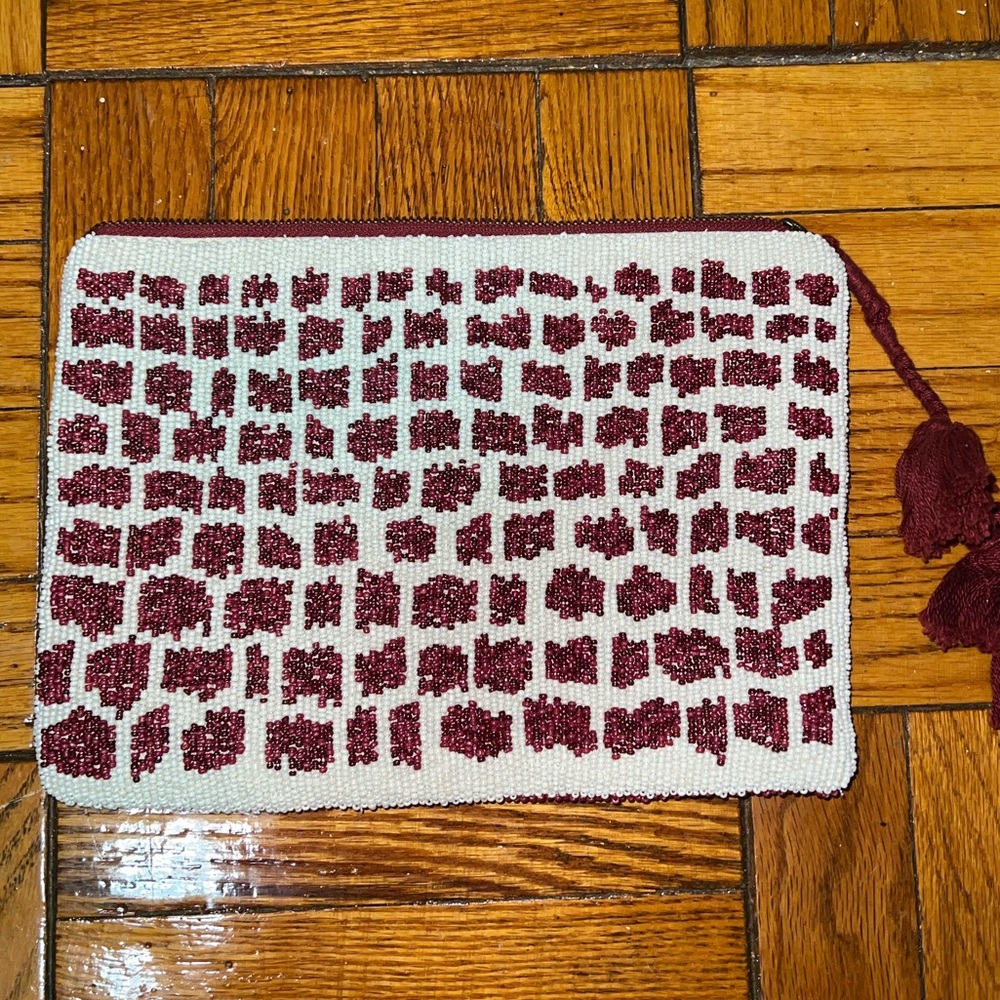 Anthropologie Beaded Clutch